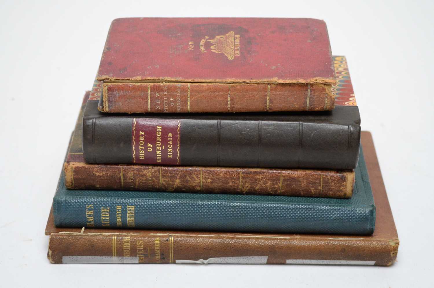 Lot 538 - A selection of books primarily relating to Edinburgh.