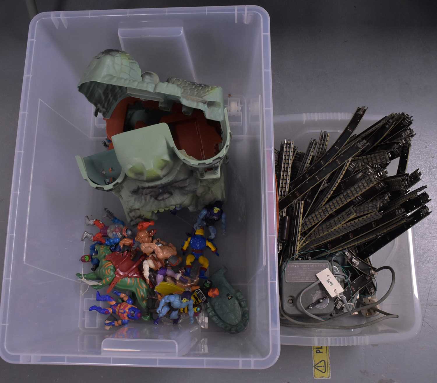 Lot 328 - A Masters of the Universe Castle Grayskull model; together with a collection of model figures