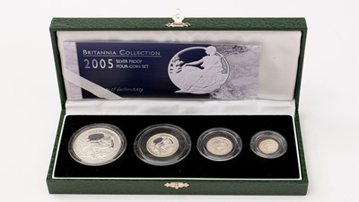 Lot 511 - The Royal Mint United Kingdom 2005  Silver Four Coin Proof Set