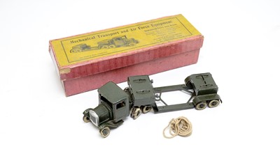 Lot 264 - W. Britain Mechanical Transport and Air Force Equipment