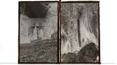 Lot 63 - A collection of early 20th Century glass plate negative slides