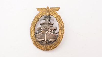 Lot 198 - A German Second World War Kriegsmarine High Seas Fleet Badge