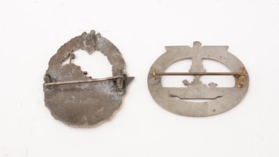 Lot 200 - Two German WWII badges