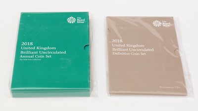 Lot 522 - The Royal Mint United Kingdom 2018 Definitive Coin Set and Annual Coin Set