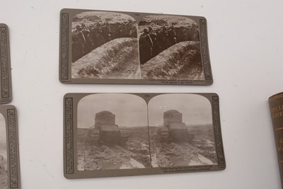 Lot 78 - A set of early 20th Century stereoscope slides by Realistic Travels, Official Series The Great War
