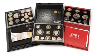 Lot 529 - Royal Mint Annual Proof  Deluxe Coin Set