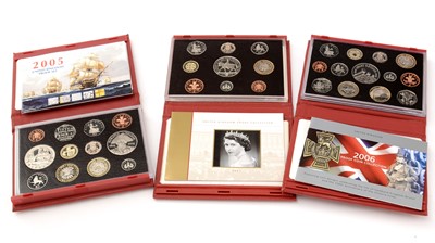 Lot 535 - Five Royal Mint United Kingdom Proof Coin Set