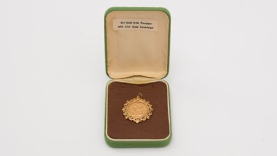 Lot 549 - Edward VII gold sovereign, 1909