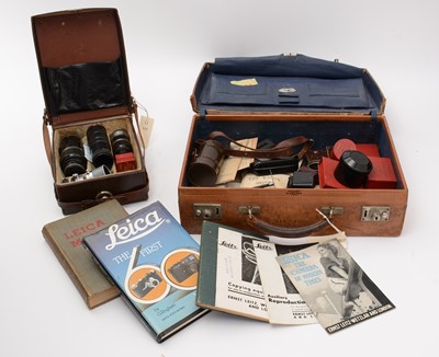 Lot 160 - Leica lenses and accessories