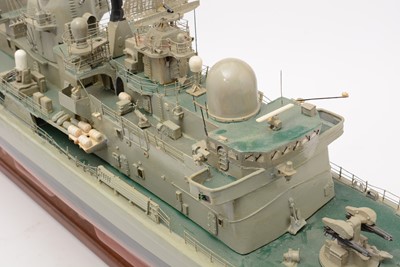 Lot 187 - A motorised model of HMS York, Type 42 Destroyer