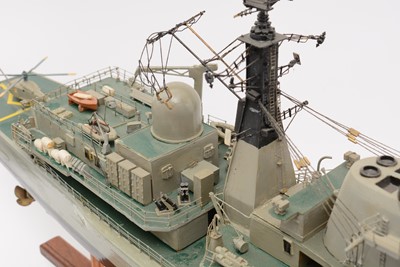 Lot 187 - A motorised model of HMS York, Type 42 Destroyer