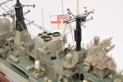 Lot 187 - A motorised model of HMS York, Type 42 Destroyer