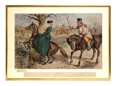 Lot 719 - John Leech - Four prints from "Hunting Incidents" | chromolithographs