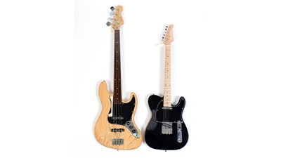 Lot 99 - Precision style Bass and Telecaster Style Guitar