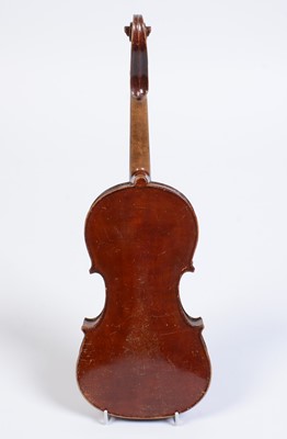 Lot 61 - A German trade violin and another cased