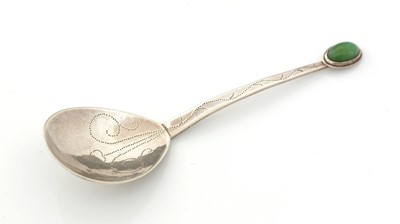 Lot 270 - A rare Edwardian silver arts and crafts caddy spoon