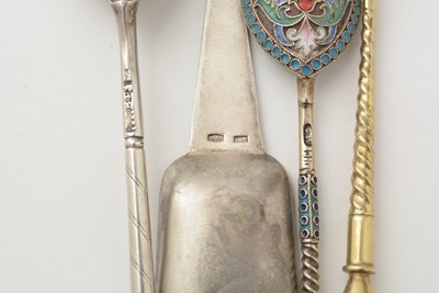 Lot 141 - An assortment of Russian silver