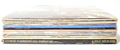 Lot 236 - 16 Beatles and associated LPs