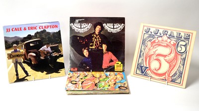 Lot 241 - 12 Jimi Hendrix and J.J.Cale LPs