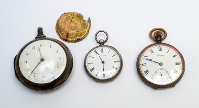 Lot 156 - A selection of pocket watches