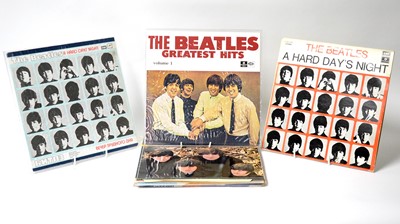 Lot 297 - 7 Beatles foreign pressing LPs
