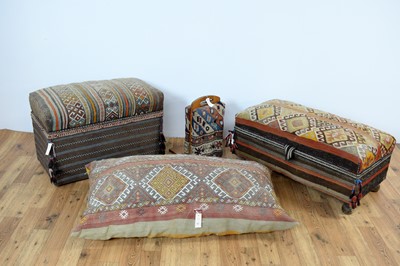 Lot 20 - A collection of North African furnishings