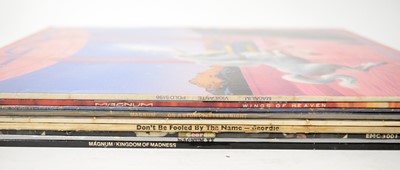 Lot 293 - 9 Geordie and Magnum LPs