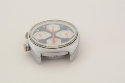 Lot 82 - Buler time zone steel cased manual wind wristwatch