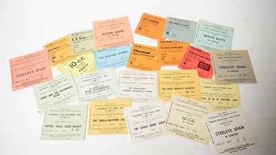 Lot 195 - Vintage ticket stubs from Newcastle City Hall