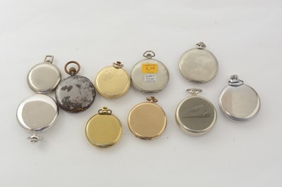 Lot 121 - A selection of crown wind pocket watches