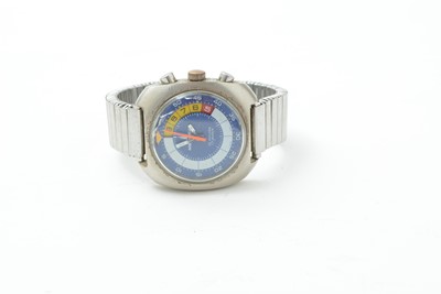 Lot 143 - Memosail steel cased manual wind 10-minuet Yacht race chronograph wristwatch