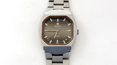 Lot 146 - Zenith Defy automatic steel cased wristwatch