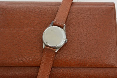 Lot 147 - Longines steel cased manual wind wristwatch