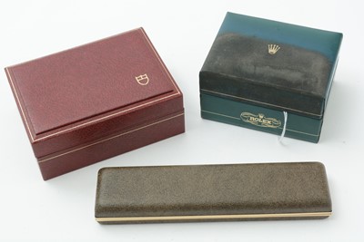 Lot 173 - Rolex and Tudor watch boxes and other items.