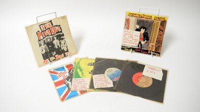 Lot 366 - 6 rare Sex Pistols 7" singles