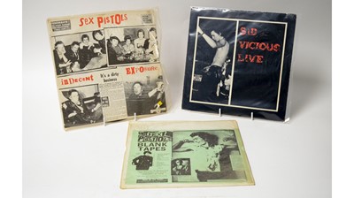Lot 371 - 3 Sex Pistols unofficial release Live LPs