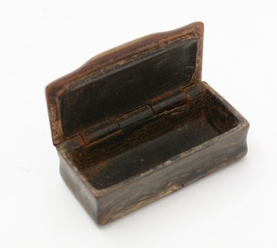 Lot 371 - A rare late 18th century enamelled copper bougie box; and other items