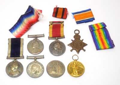 Lot 976 - A group of First World War and other medals