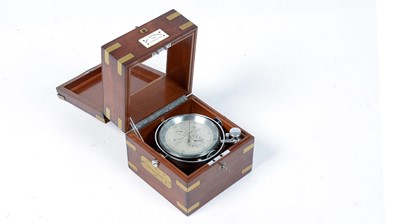 Lot 1262 - A fine and rare second quarter 20th Century Swiss marine chronometer by Paul Ditisheim