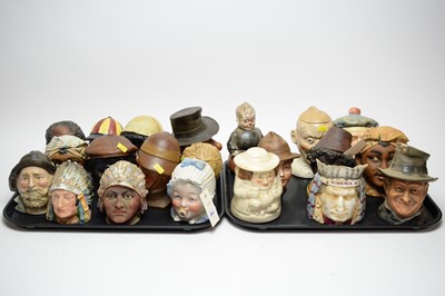 Lot 269 - A collection of Victorian chalkware tobacco jars