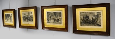 Lot 462A - After Walter Dendy Sadler (1854-1923) - A series of four etchings