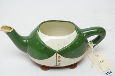 Lot 354 - A Shelley late Foley ‘Intarsio’ pattern character tea pot