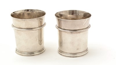 Lot 60 - An antique silver beaker