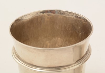 Lot 60 - An antique silver beaker