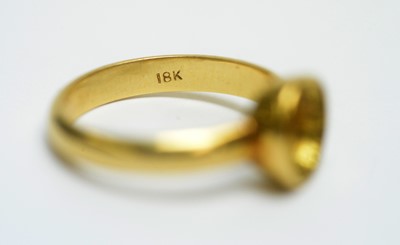 Lot 160 - Four 18ct yellow gold rings