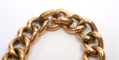 Lot 171 - Two 19th Century curb link bracelets