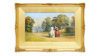 Lot 958 - John Edmund Buckley - The Morning Walk | watercolour