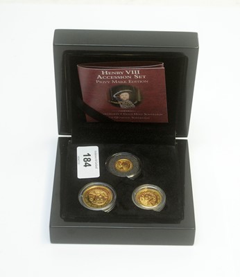Lot 184 - Henry VIII Gold Sovereign Set, Privy Mark Edition