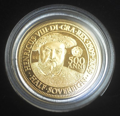 Lot 184 - Henry VIII Gold Sovereign Set, Privy Mark Edition