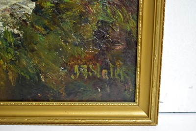 Lot 787 - John Falconar Slater - Blustery woodland view with serpentine stream | oil